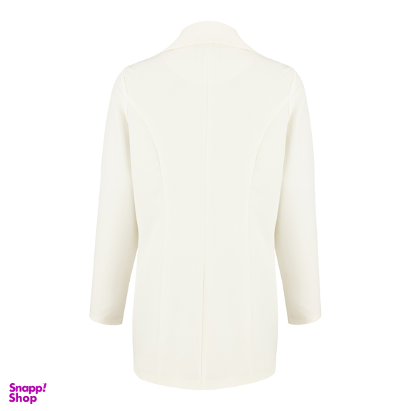 کت زنانه السانا مدل شیده کد 178835 رنگ سفید