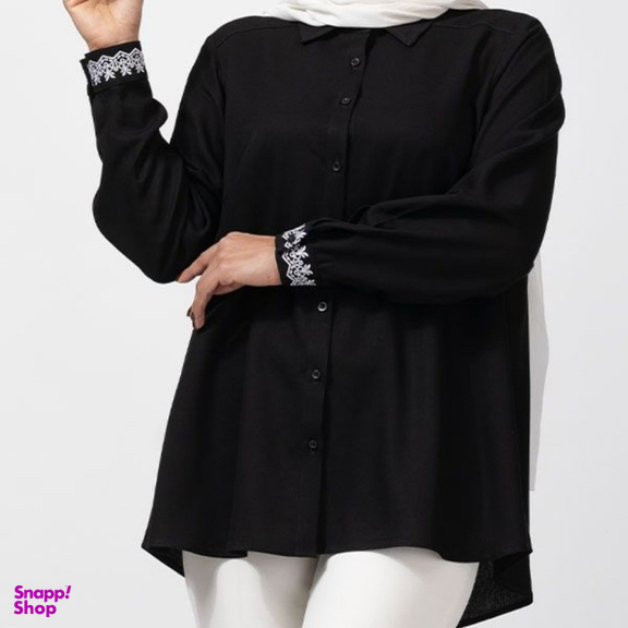 تونیک زنانه برنس مدل نیوشا رنگ مشکی