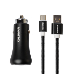 شارژر فندکی 20 وات کلومن مدل KC-C02 همراه کابل USB-C