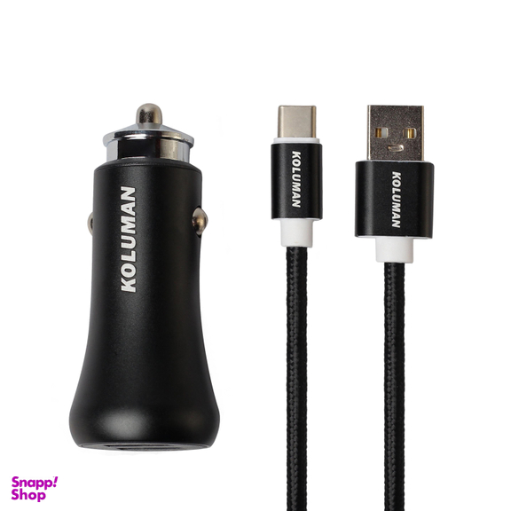شارژر فندکی 20 وات کلومن مدل KC-C02 همراه کابل USB-C