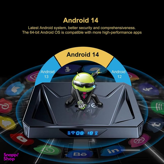 آندروید باکس X96Q Pro Plus مدل H728 حافظه 64 گیگا بایت