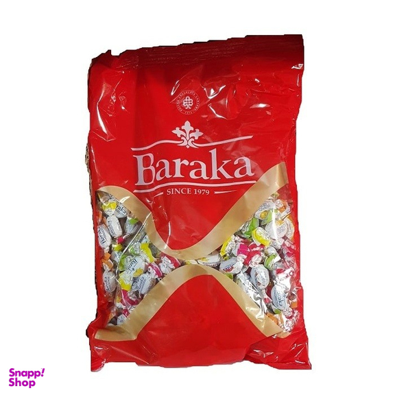 آبنبات مغزدار میوه ای باراکا وزن 900 گرم