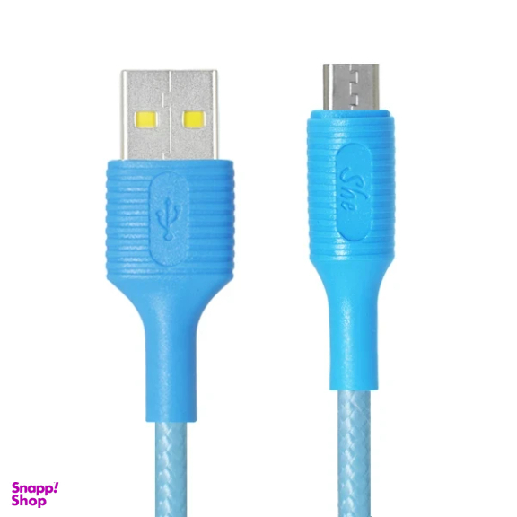 کابل تبدیل USB به MicroUSB شی کاریزما مدل صبا طول 1.2 متر