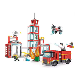 لگو کوگو مدل مرکز آتش نشانی 616 قطعه