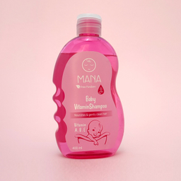 شامپو بچه مانا مدل ویتامینه حجم 400 میلی لیتر
