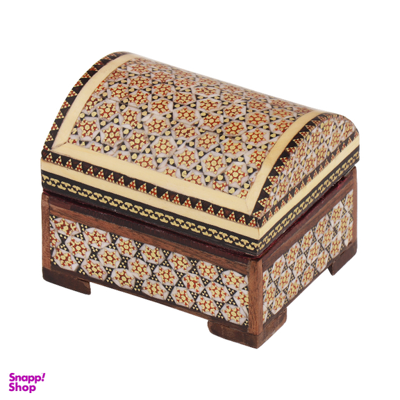 جعبه جواهری صندوقی خاتم کاری کد 28