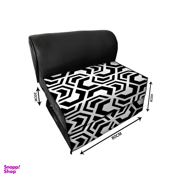 مبل تختخواب شو یک نفره نوپه هوم مدل مینیمال هندسی کد P1029