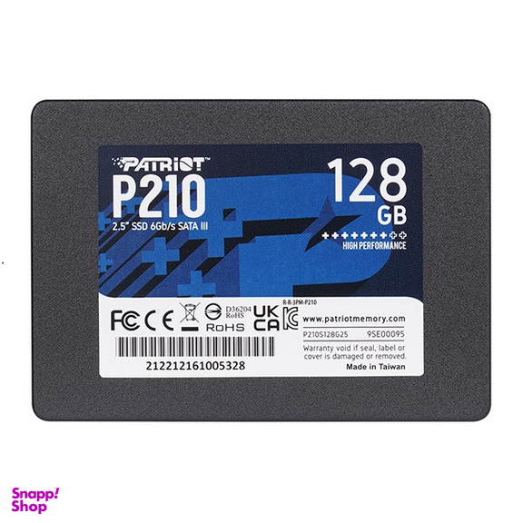 اس اس دی اینترنال پتریوت مدل P210 ظرفیت 128 گیگا بایت