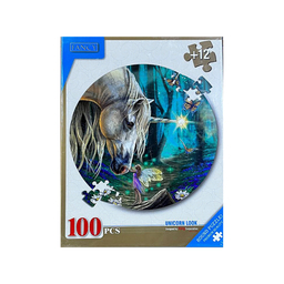 پازل دایره ای فنسی 100 قطعه طرح پری