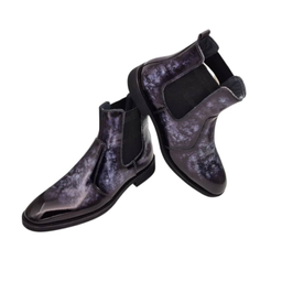 بوت مردانه چرم ریباری مدل X1 رنگ سرمه ای