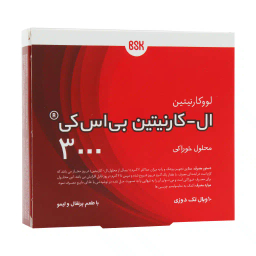 ویال خوراکی ال کارنیتین بی اس کی 3000 بنیان سلامت کسری طعم پرتقال بسته 10 عدد