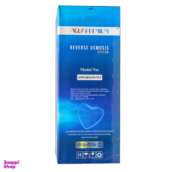 دستگاه تصفیه آب خانگی آکواپرمیوم مدل A9POAB12-IN-TL3