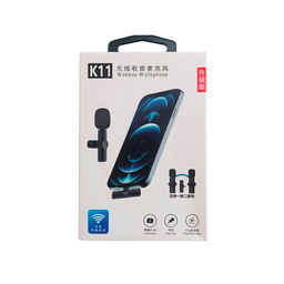 میکروفن یقه ای بی سیم مدل K11 Dual Lightning