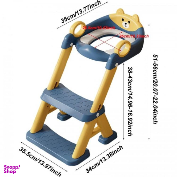 تبدیل توالت فرنگی پله دار کودک مدل خرس مهربان