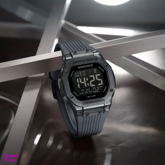 ساعت دیجیتال نیوی فورس مدل Naviforce Nf7113 رنگ خاکستری