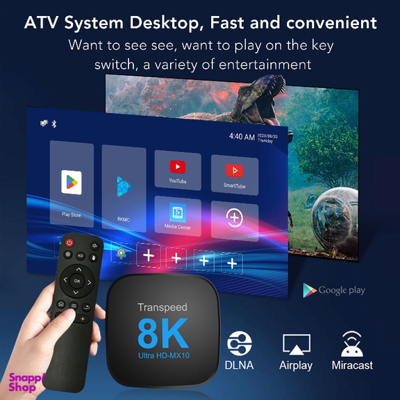 اندروید باکس Ultra HD مدل MX10