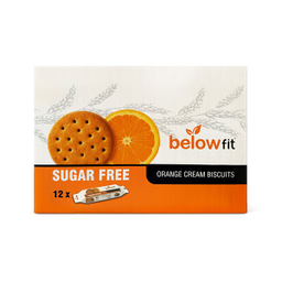 بیسکویت سبوس دار کرمدار پرتقالی بیلو وزن 768 گرم بسته 12 عددی