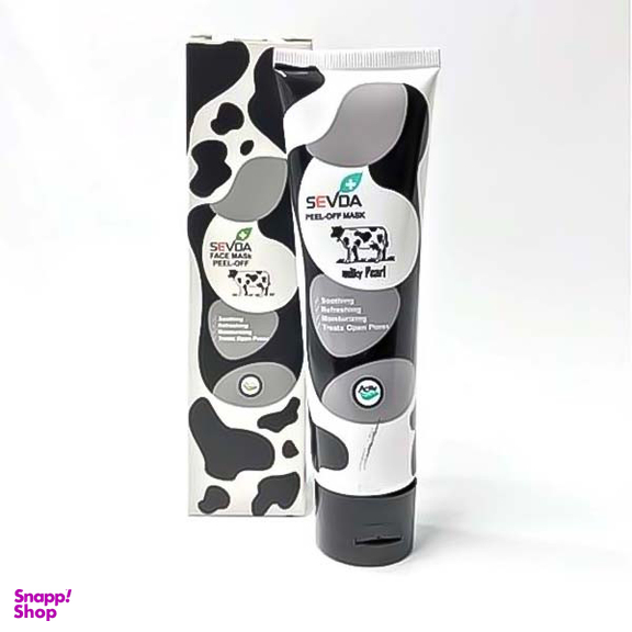 ماسک صورت سودا مدل شیر و آلوئه ورا حجم 100 میلی لیتر مجموعه 2 عددی