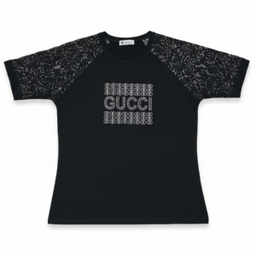 تیشرت راحتی زنانه کد T53006 رنگ مشکی