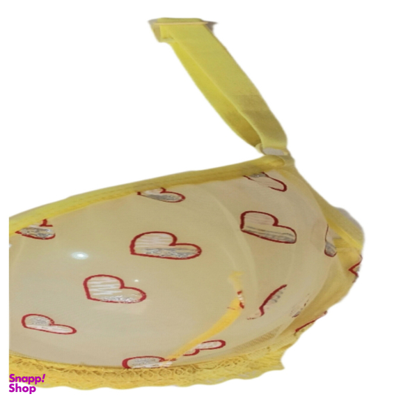 ست لباس زیر زنانه کارن کد Ksh01 رنگ زرد