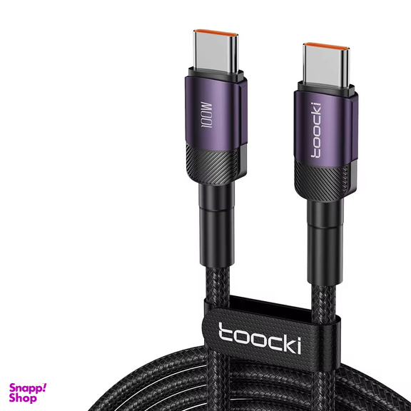 کابل تبدیل USB-C توکی مدل 100W TQ-X12 طول 1 متر