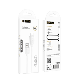 کابل شارژ 2.4 آمپر MicroUSB نکسا مدل L1 طول 1 متر