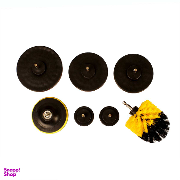 فرچه سر دریلی فور بای فور کد 885611 بسته 7 عددی