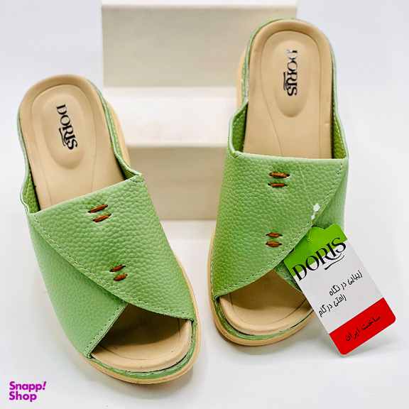 صندل طبی زنانه دوریس مدل شمیم کد 04 رنگ سبز