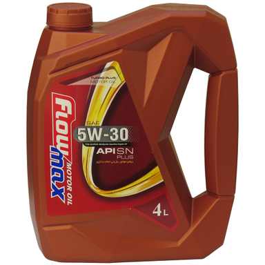 روغن موتور بنزینی فلومکس توربوپلاس مدل 5W-30 SN حجم 4 لیتر