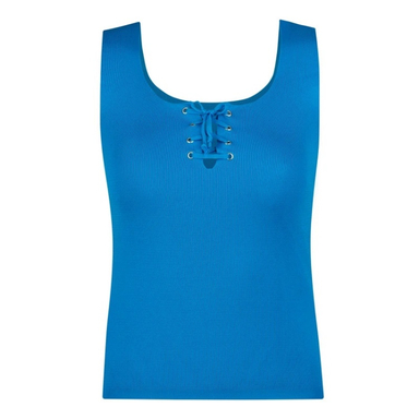 تاپ بافت زنانه مدل GD-o-17163432 رنگ آبی