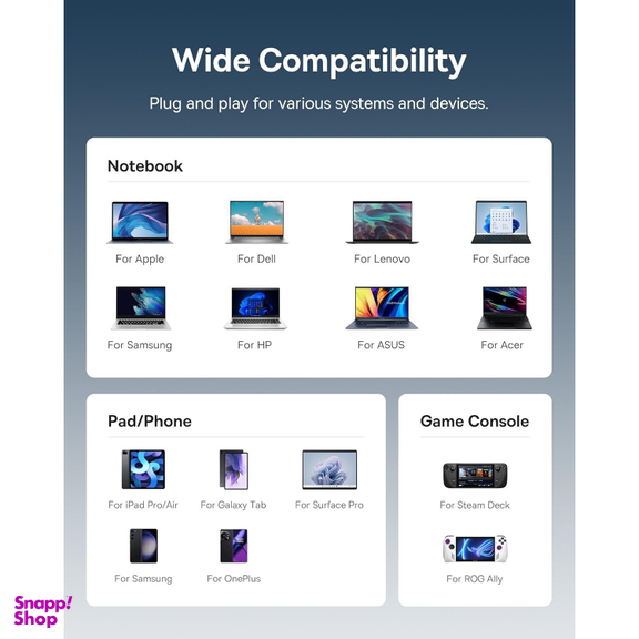 هاب 7 پورت Type-C بیسوس مدل Metal Gleam Series BS-OH146