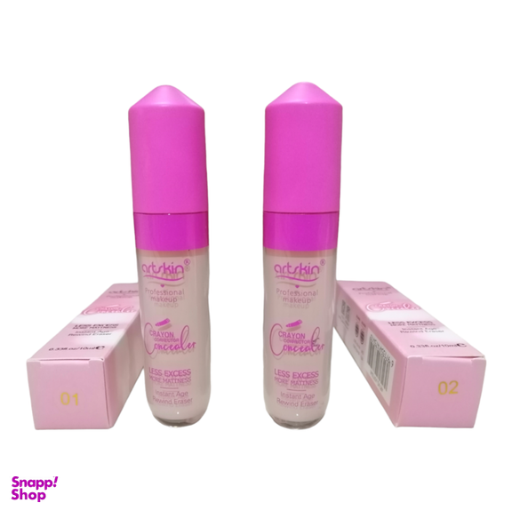 ست کانسیلر آرت اسکین مدل CRAYON شماره 01 و 02 مجموعه ۲ عددی