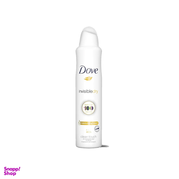 اسپری زنانه داو مدل Invisible Dry New100 حجم 250 میلی لیتر