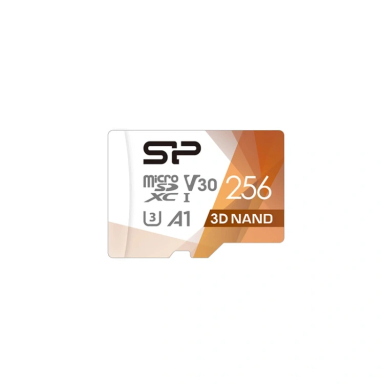 کارت حافظه MicroSDXC سیلیکون پاور مدل CL10 Superior UHS-I V30 A1 4K UHD ظرفیت 256 گیگابایت