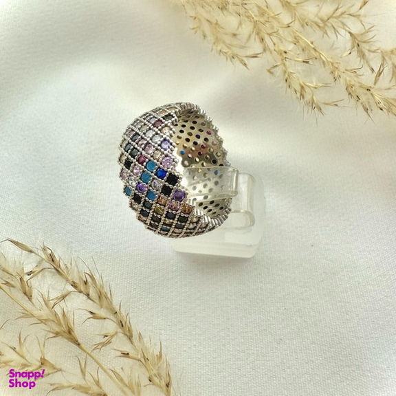 انگشتر نقره 925 عیار زنانه طرح نگین کد RNGF 45875
