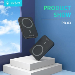 پاوربانک سلبریت کد PB-03 ظرفیت 5000 میلی آمپر ساعت