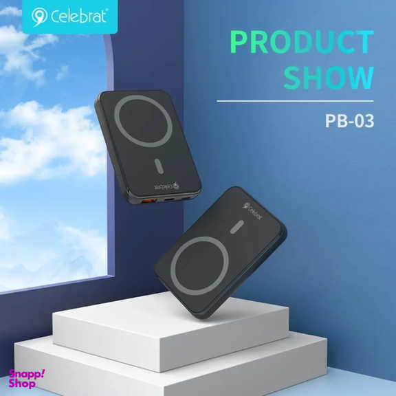 پاوربانک سلبریت کد PB-03 ظرفیت 5000 میلی آمپر ساعت