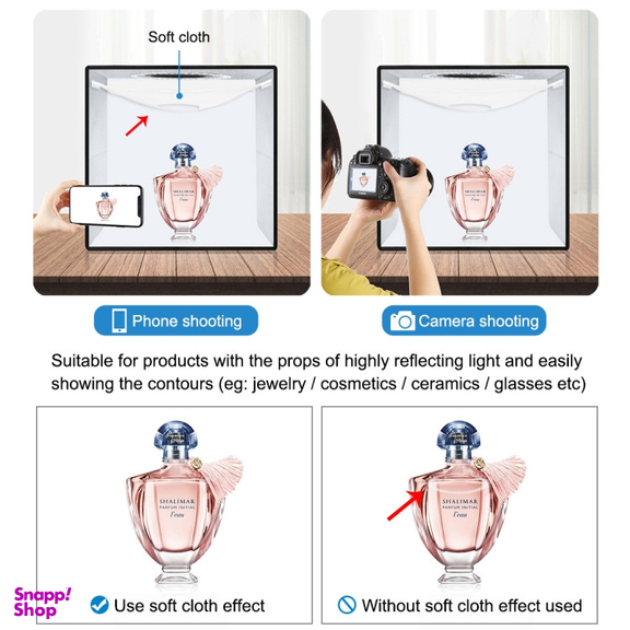 چادر عکاسی پلوز مدل PU5027B ابعاد 25×25 سانتی متر