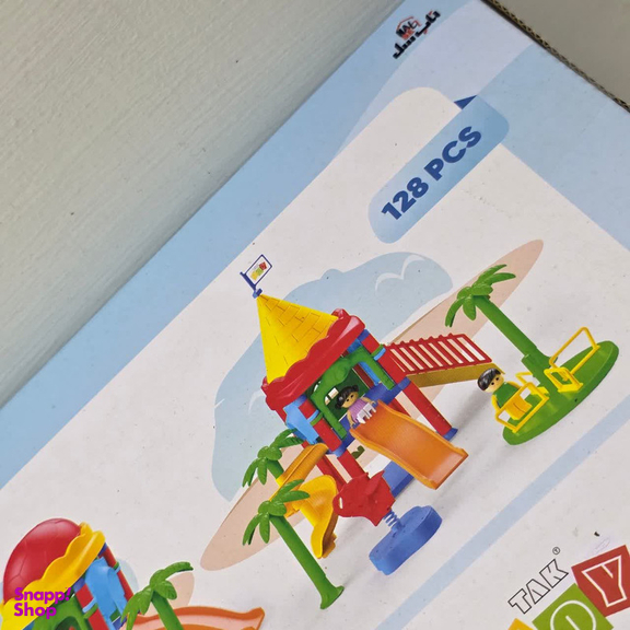 ساختنی 128 قطعه ناب سل مدل پارک شادی