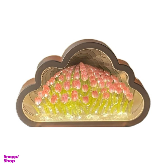 چراغ خواب و آینه مدل دشت لاله زار بی نهایت