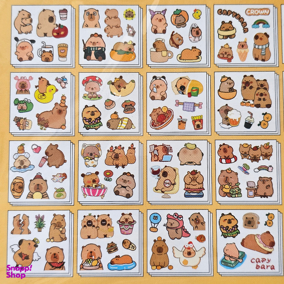 استیکر طرح کاپی بارا کد 225 بسته 100 عددی