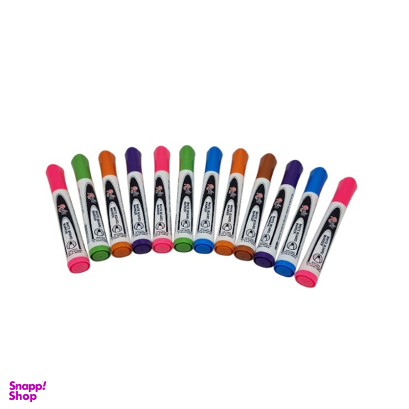 ماژیک وایت برد رنگی Rain مدل R-105A بسته 12 عددی