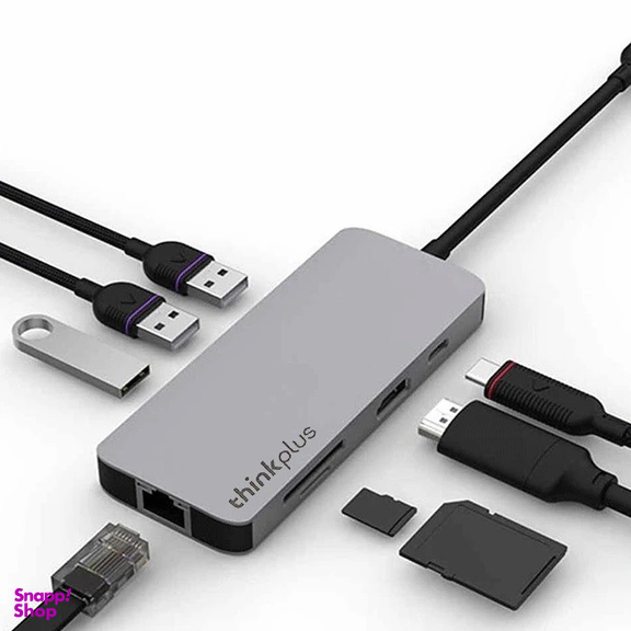 USB هاب 8 پورت لنوو مدل LC08