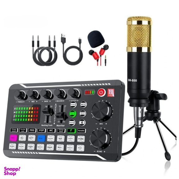 میکروفون کندانسر مدل Bm800 با کارت صدای Tanuki F998