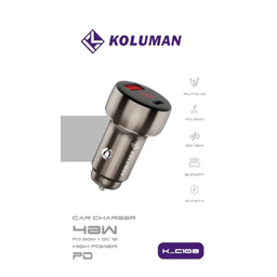 شارژر فندکی موبایل کلومن مدل K-C108 48W