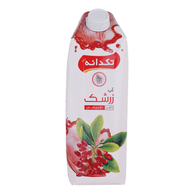 آب زرشک تکدانه حجم 1 لیتر