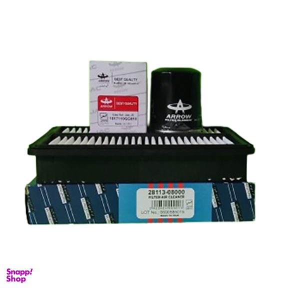 پک روغن موتور بوش مدل لاکچری 10W40 به همراه فیلتر روغن و هوا آروو مناسب جک جی 5