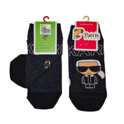 جوراب ساق کوتاه زنانه پاتریس مدل تا به تا کارل و شوپت