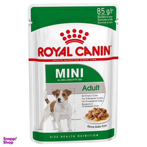 پوچ سگ رویال کنین مدل Mini Adult وزن 85 گرم