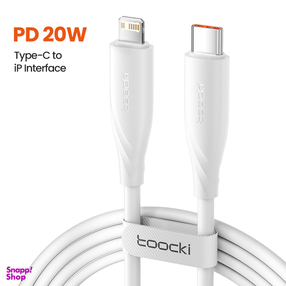 کابل تبدیل USB-C به Lightning توکی مدل TQ-X38C1 طول 1 متر